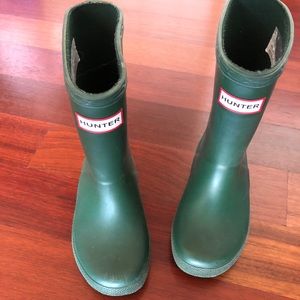 Hunter boots. Toddler size 8.